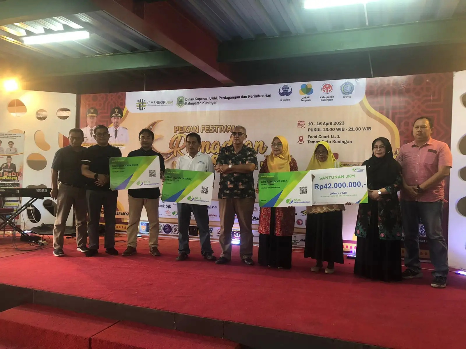 BPJS Ketenagakerjaan Cirebon Lindungi UMKM Kuningan dan Salurkan Manfaat Jaminan Kematian