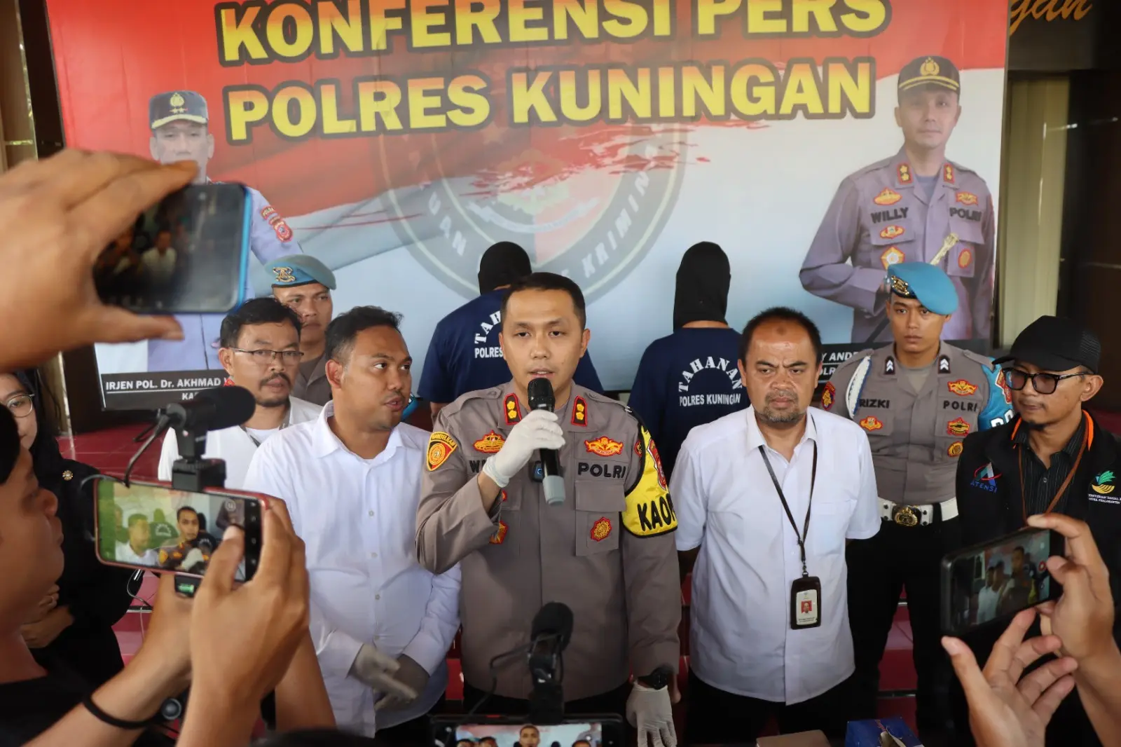 Tiga Pelaku Diamankan, Polres Kuningan Ungkap Kasus Pencabulan dan Persetubuhan Anak di Bawah Umur