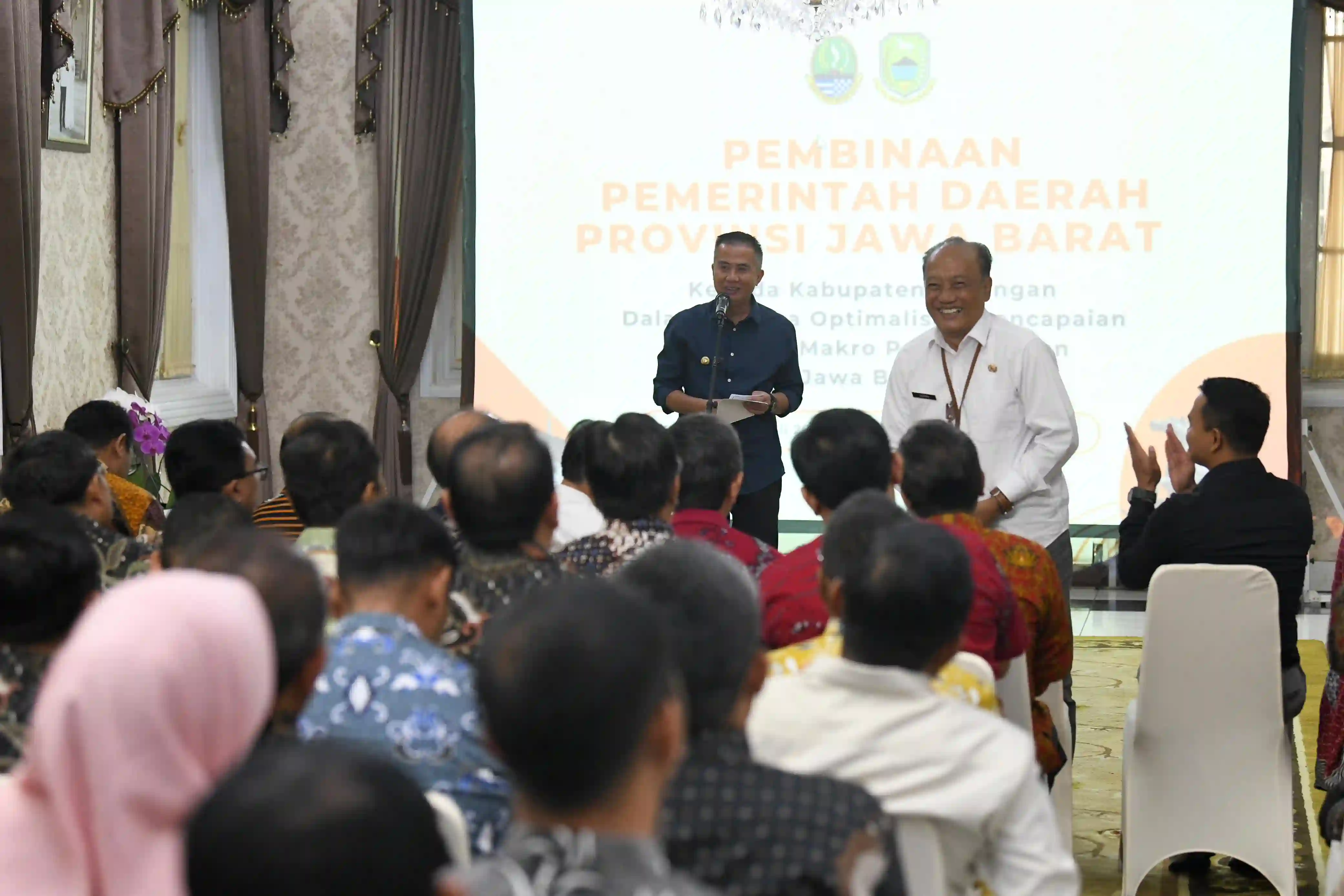 Bertemu Kepala Perangkat Daerah hingga Camat dan Lurah, Pemdaprov Konsolidasi Pembangunan dengan Pemda Kabupaten Kuningan