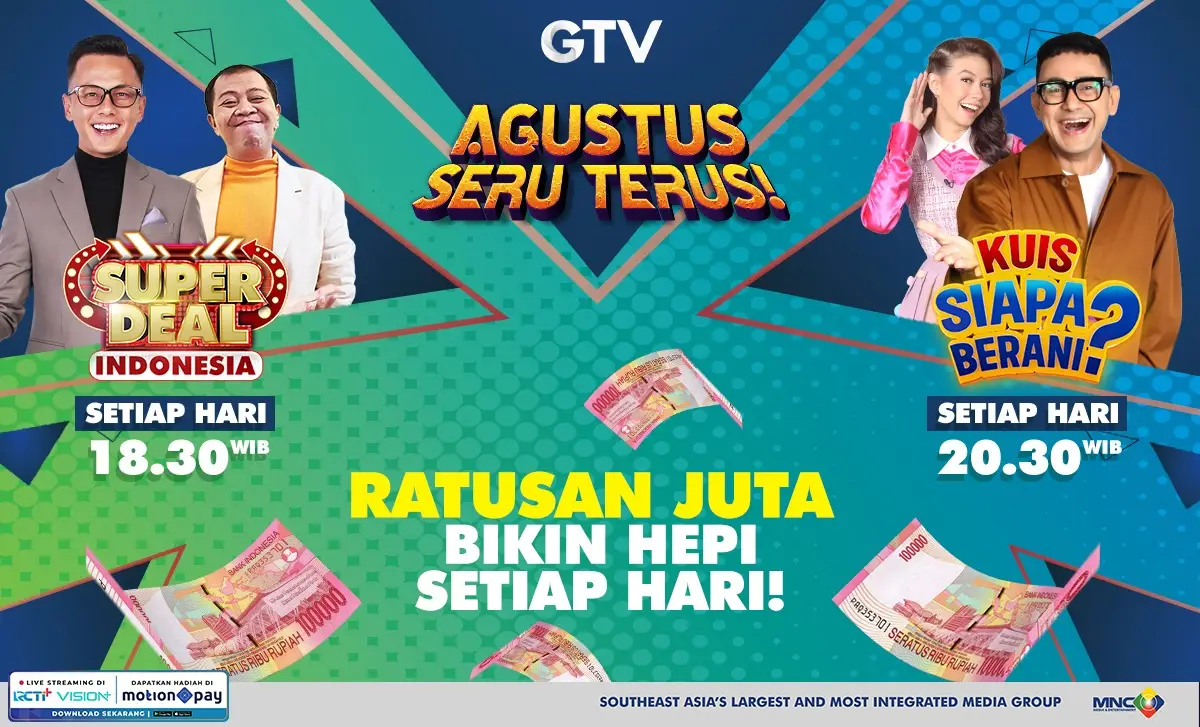 Deretan Program Unggulan GTV, yang Bikin Happy Setiap Hari!