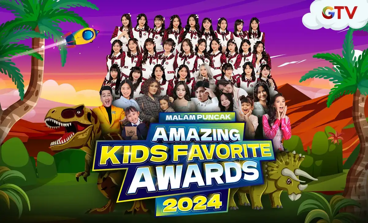 Yuk Rayakan Penghargaan Iko Favorit Anak Bersama Dino Lucu di Amazing Kids Favorit Award GTV ! 