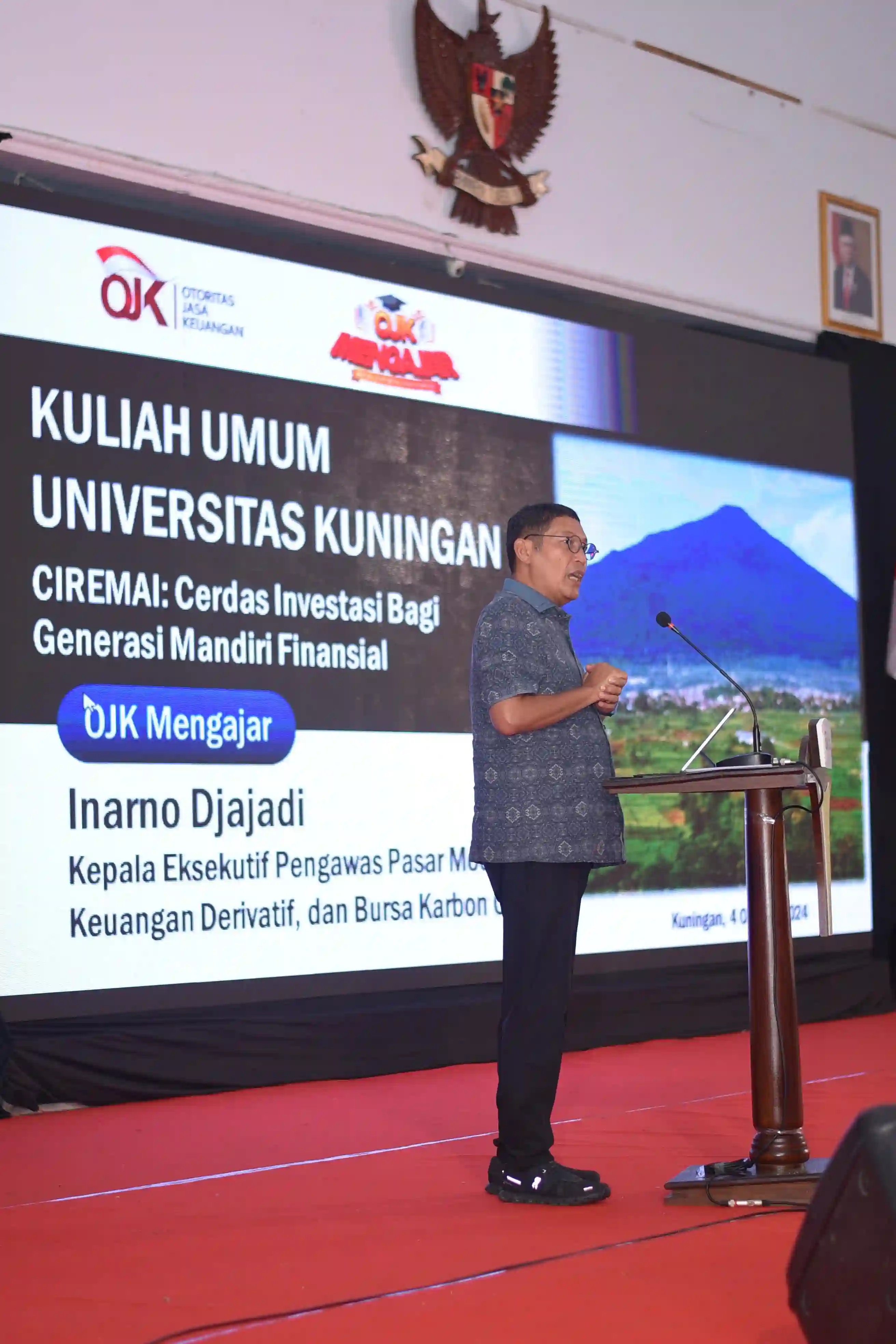 OJK Mengajar di Uniku, Cerdas dan Cegah Investasi Ilegal