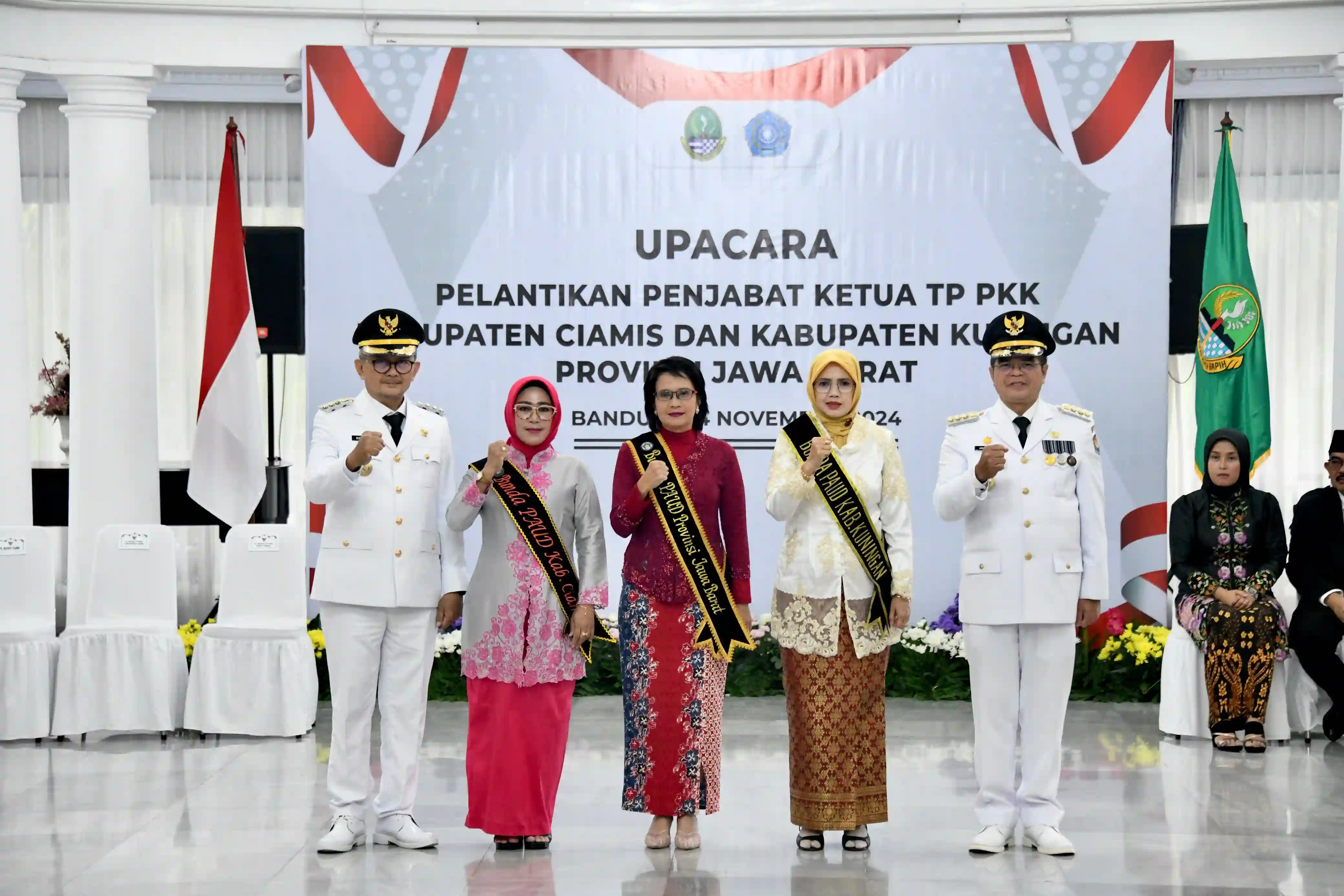 Lahirkan Kebermanfaatan kepada Masyarakat, Amanda Soemedi Lantik Penjabat Ketua TP PKK Kabupaten Ciamis dan Kuningan 