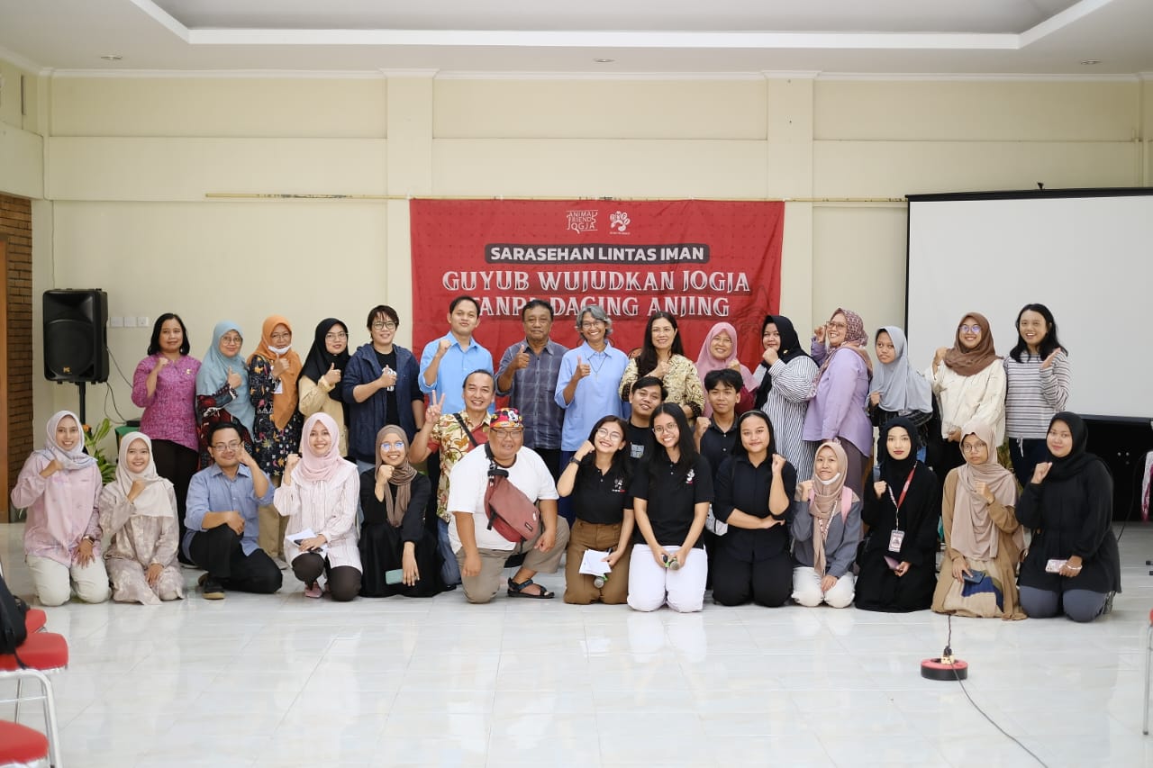 Gelar Saresehan, DMFI dan AFJ Sepakat Wujudkan Jogja Tanpa Konsumsi Daging Anjing