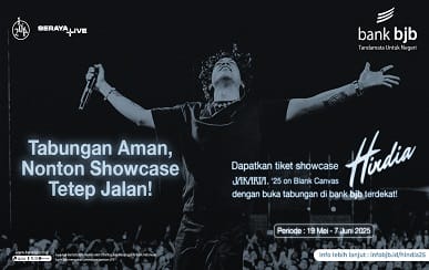 Nonton Showcase Hindia Sambil Nabung? Bisa Banget Bareng bank bjb!