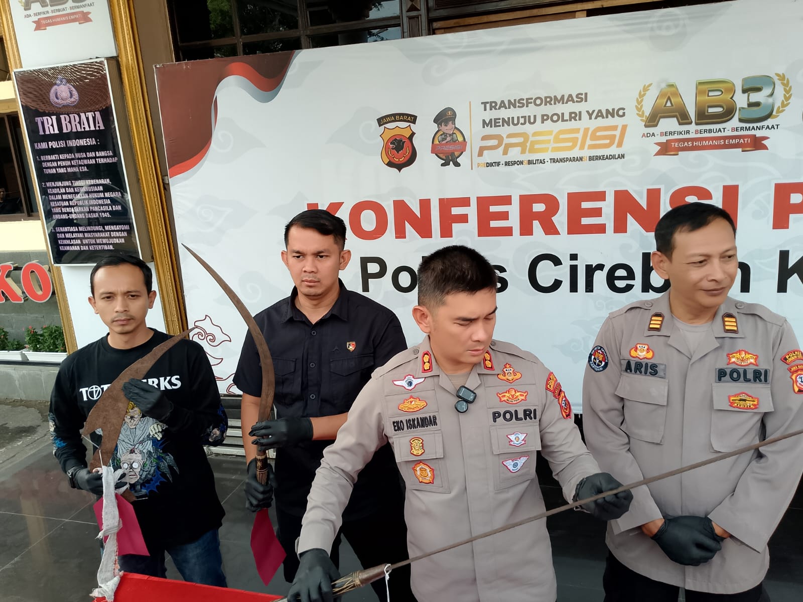 Mantap, Kurang dari Satu Jam Pelaku Pembacokan Ditangkap