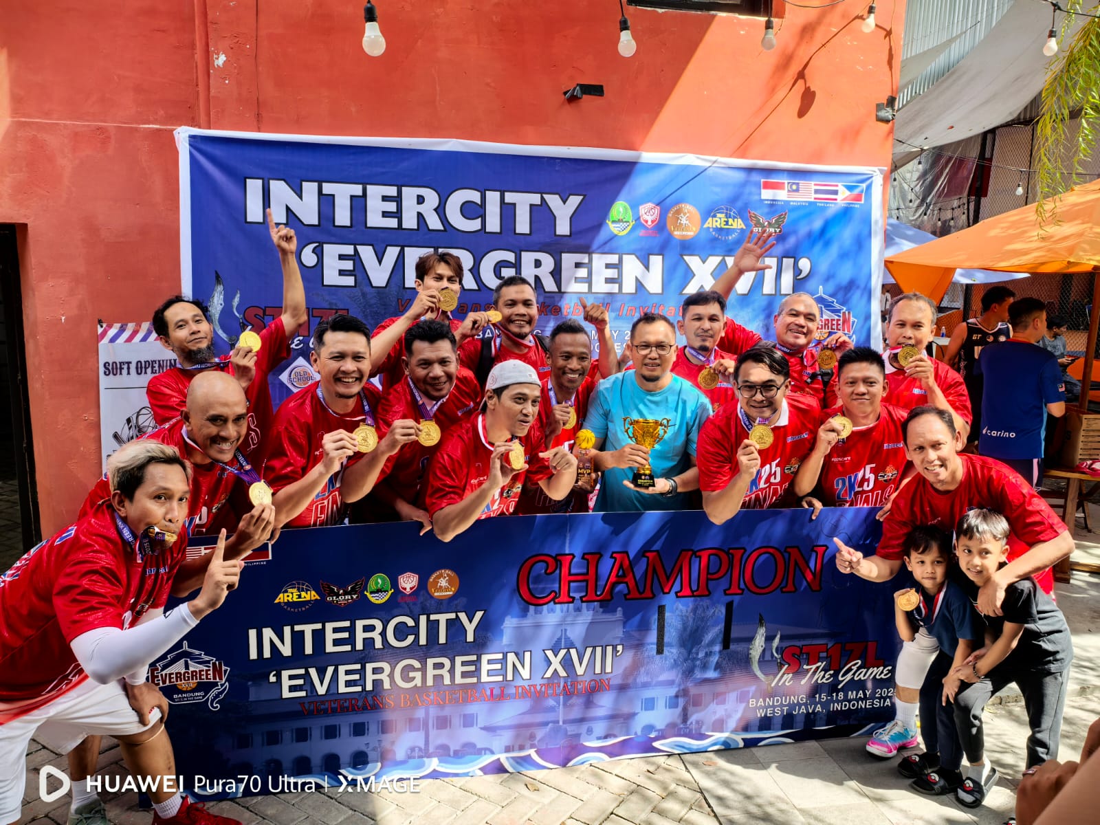 Tim Basket Senior  Cirebon Raih Juara KU 40  Intercity Evergreen 2025