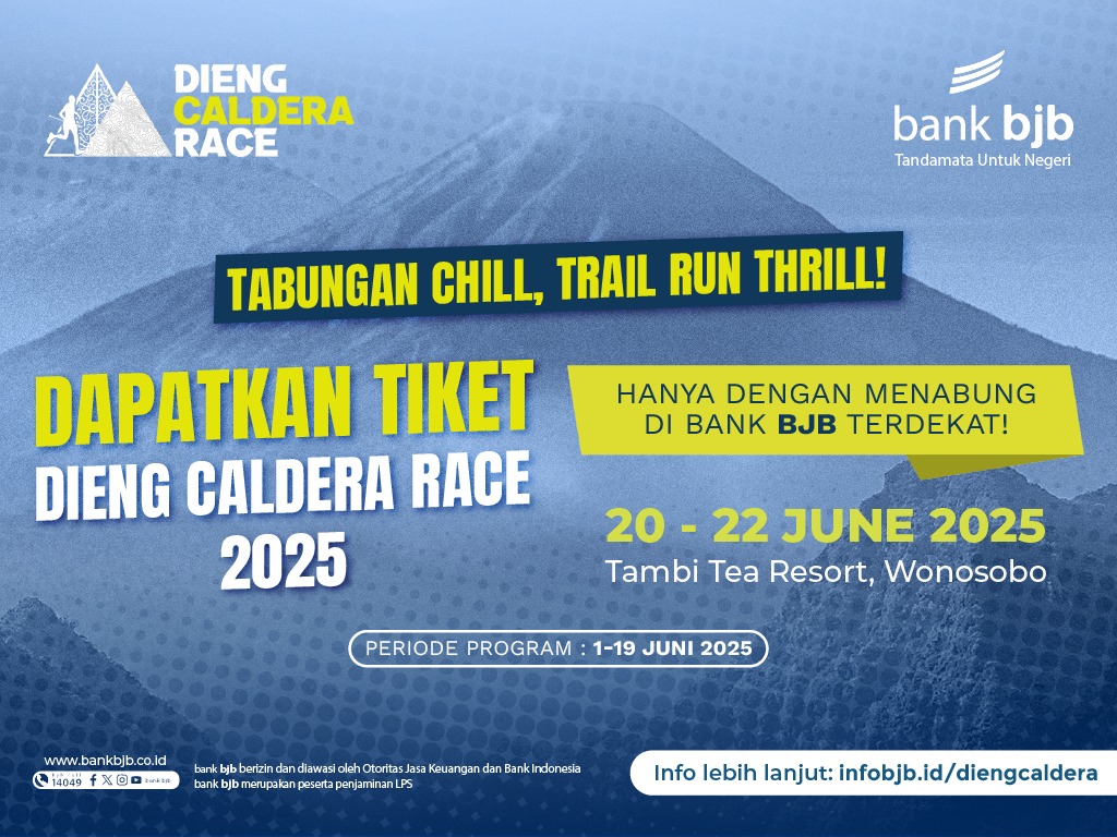 bank bjb Dukung Dieng Caldera Race 2025, Hadirkan Promo Eksklusif
