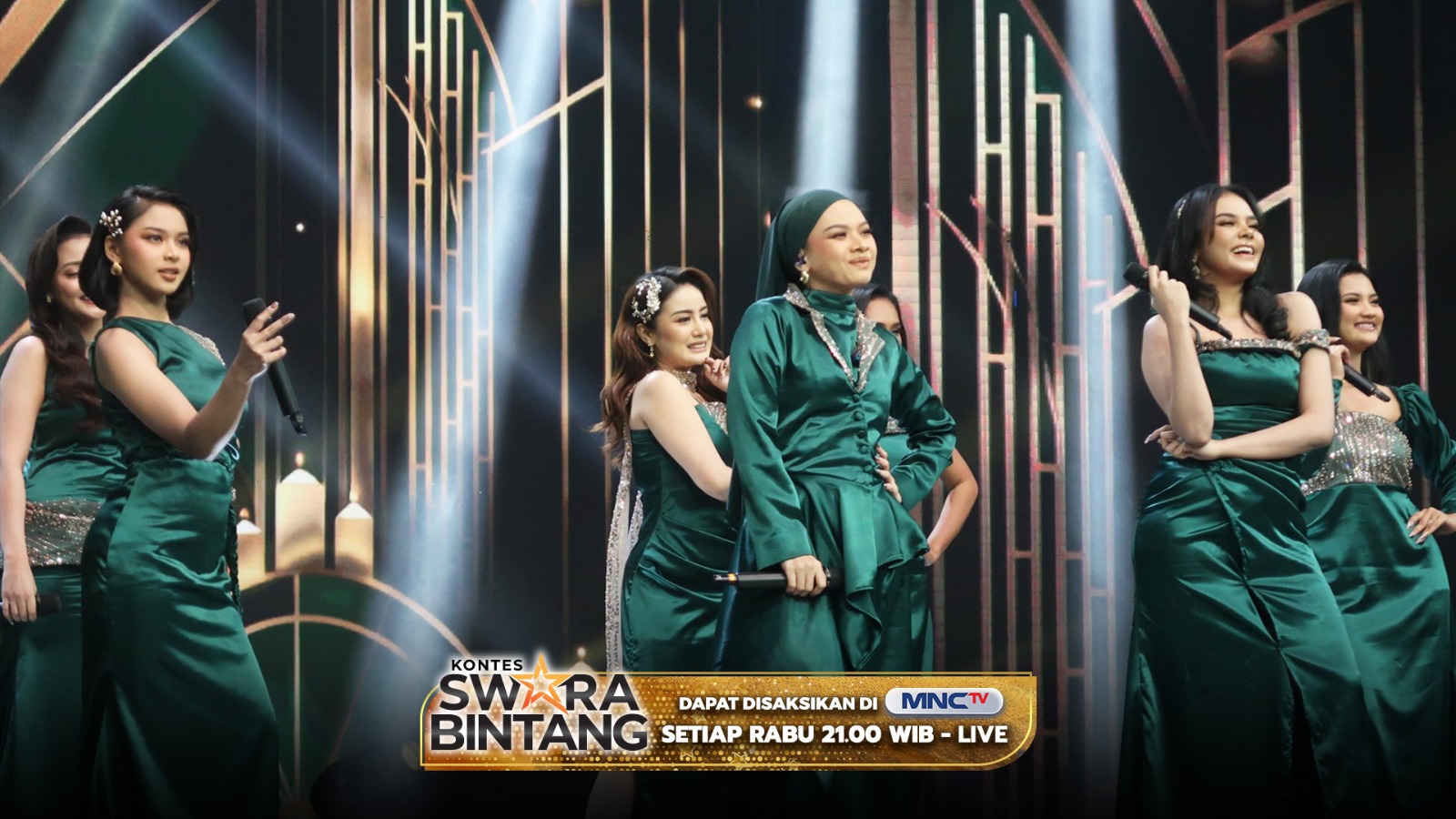 6 Calon Diva Siap Beradu Aksi Berduet dengan Para Bintang dan Tampil Bareng Mansyur S di Panggung Kontes Swara Bintang 2025