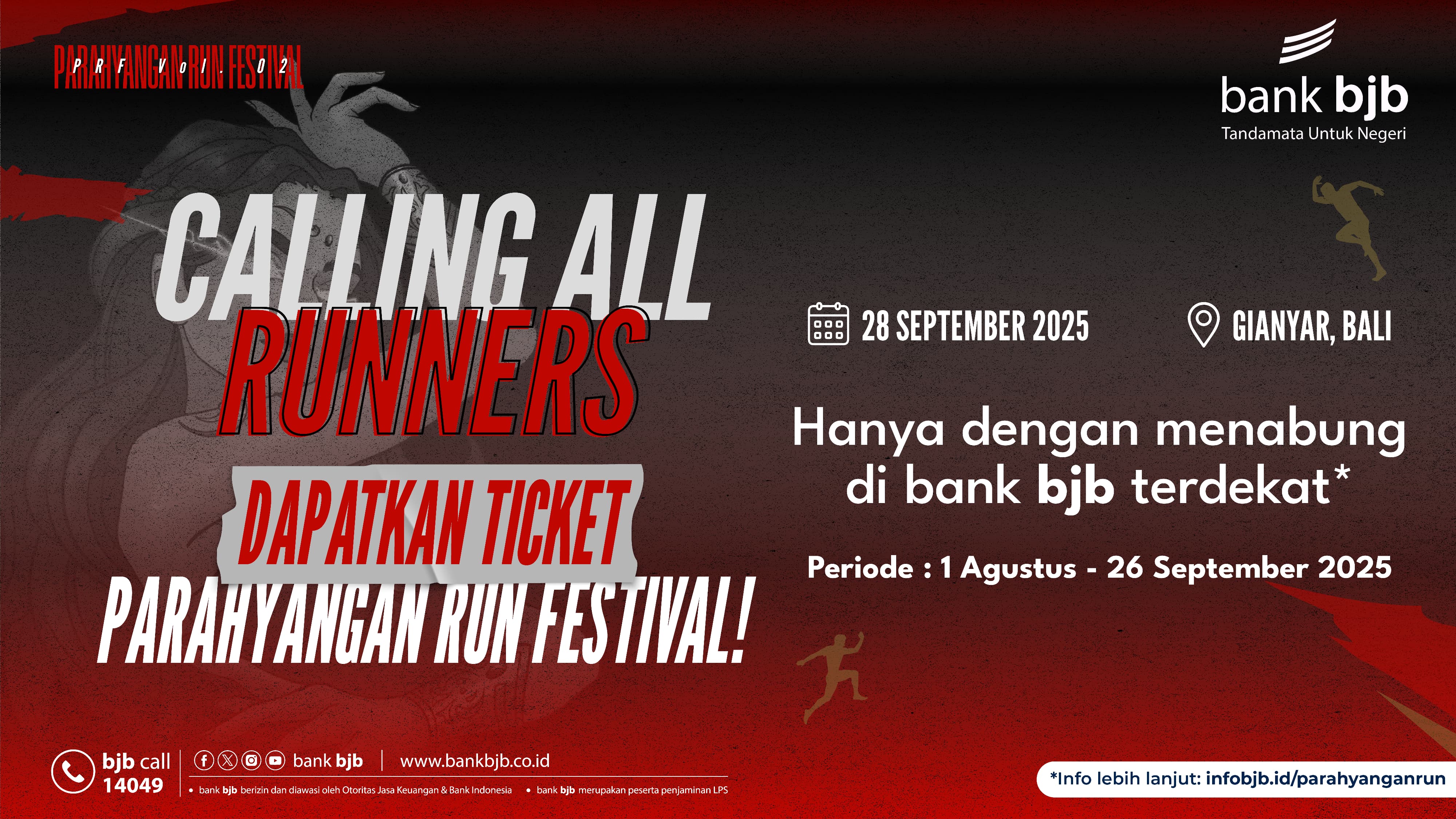 Lari Sekaligus Nabung? Cek Promo bank bjb di Parahyangan Run 2025