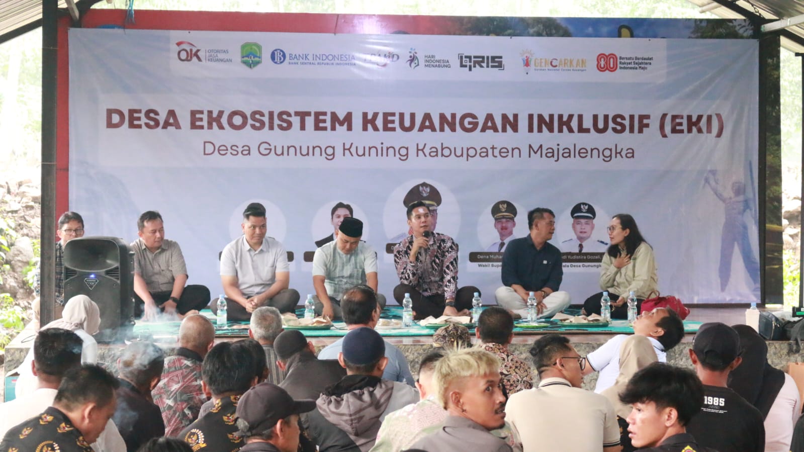 Dorong Pertumbuhan Ekonomi, OJK Cirebon Launching Program Desa Ekosistem Keungan Inklusif Desa Kuning Kabupaten Majalengka