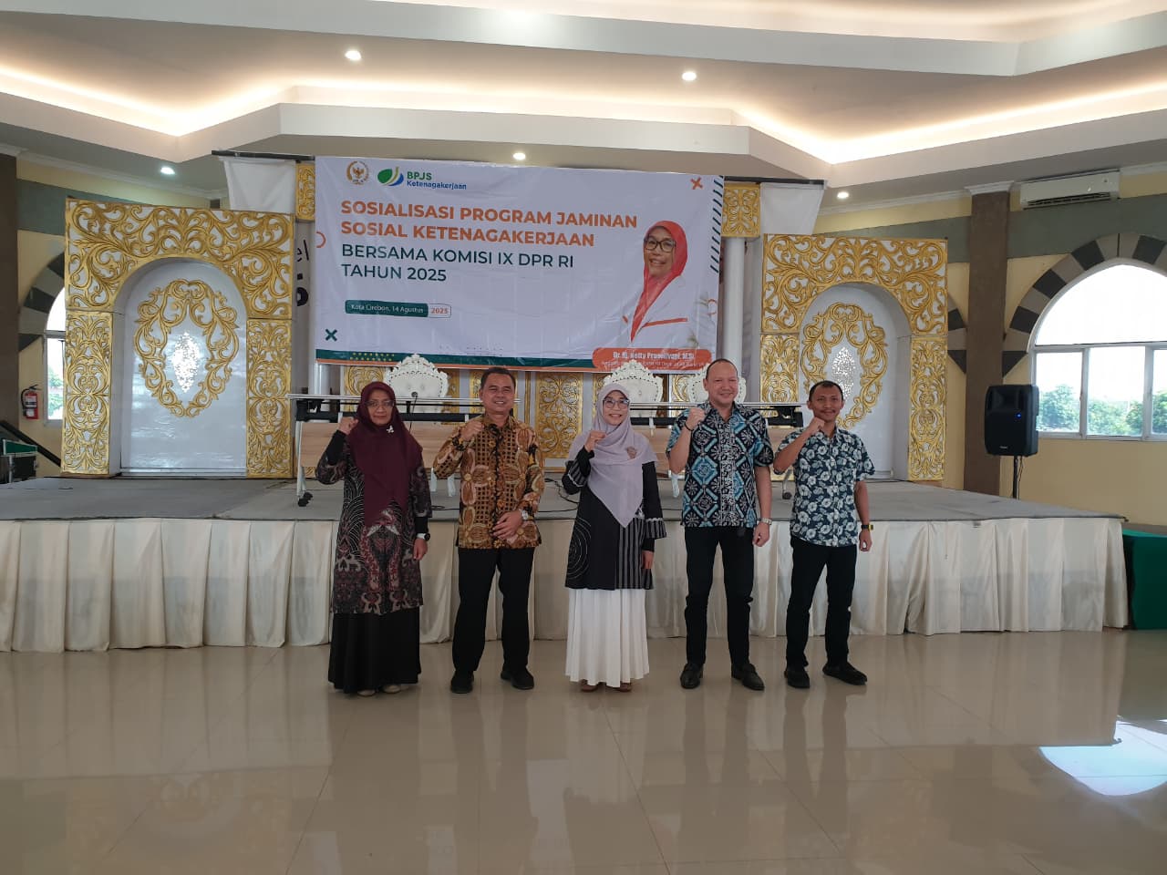 BPJS Ketenagakerjaan Cirebon Sosialisasi Bersama Anggota Komisi IX DPR RI