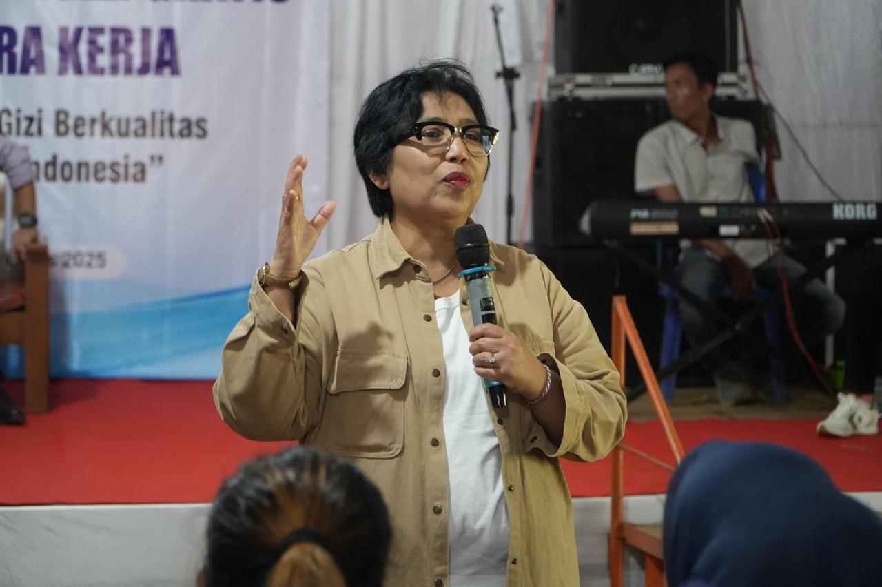 Giliaran Warga Desa Kurungan Nyawa yang Mendapat Sosialisasi Program Makan Bergizi Gratis