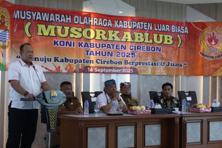 Bupati Imron Harapkan KONI Kabupaten Cirebon Angkat Prestasi Atlet ke Level Nasional