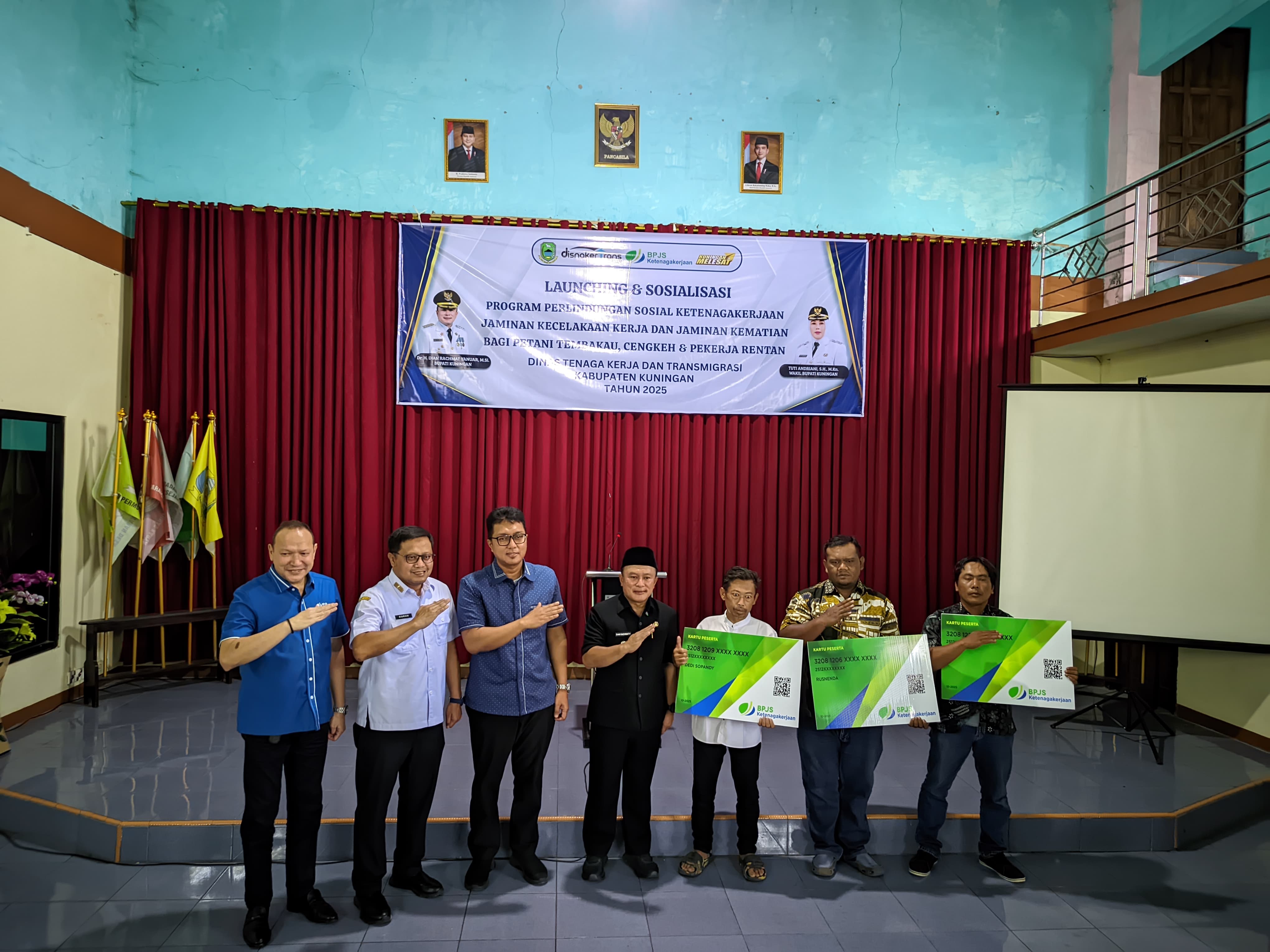 Ribuan Pekerja Rentan di Kuningan Terlindungi BPJS Ketenagakerjaan dari DBHCHT