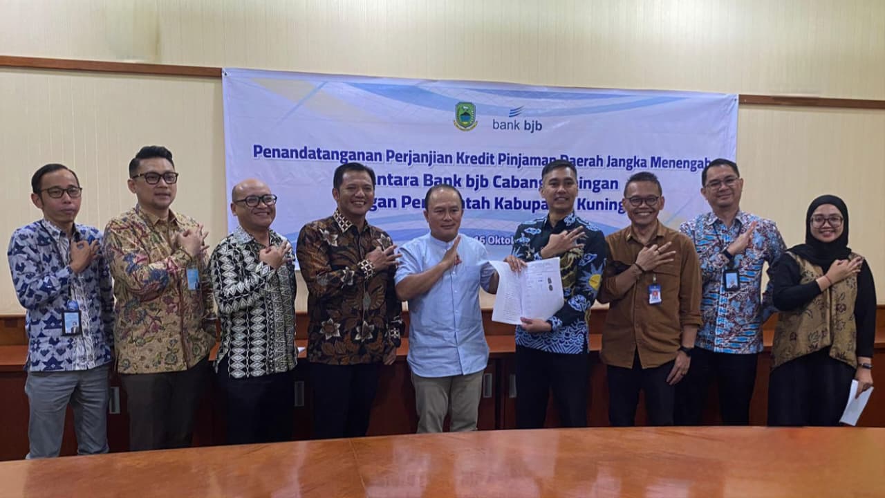 Kolaborasi bank bjb dan Pemkab Kuningan Dorong Pembangunan Infrastruktur dan Pelayanan Publik