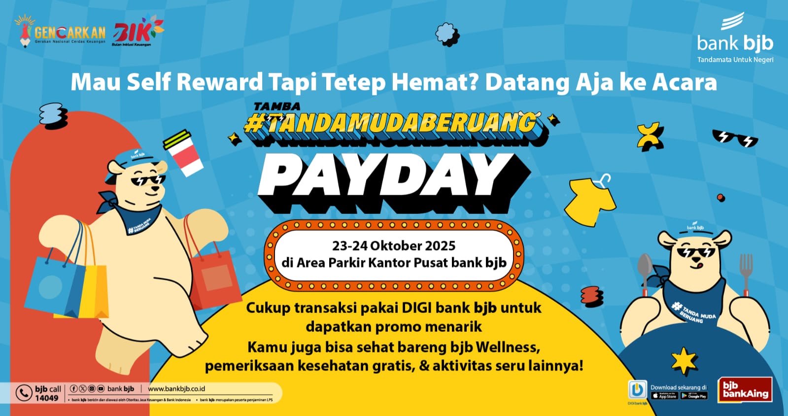 Waktunya Happy! bank bjb Hadirkan bjb Pay Day Vol.1 2025, Kulineran Seru & Belanja Hemat dengan DIGI bank bjb