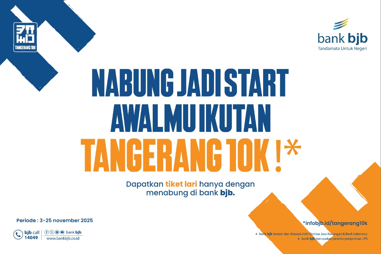 Promo Spesial bank bjb: Menabung Sekarang, Dapat Tiket Lari Tangerang 10K!