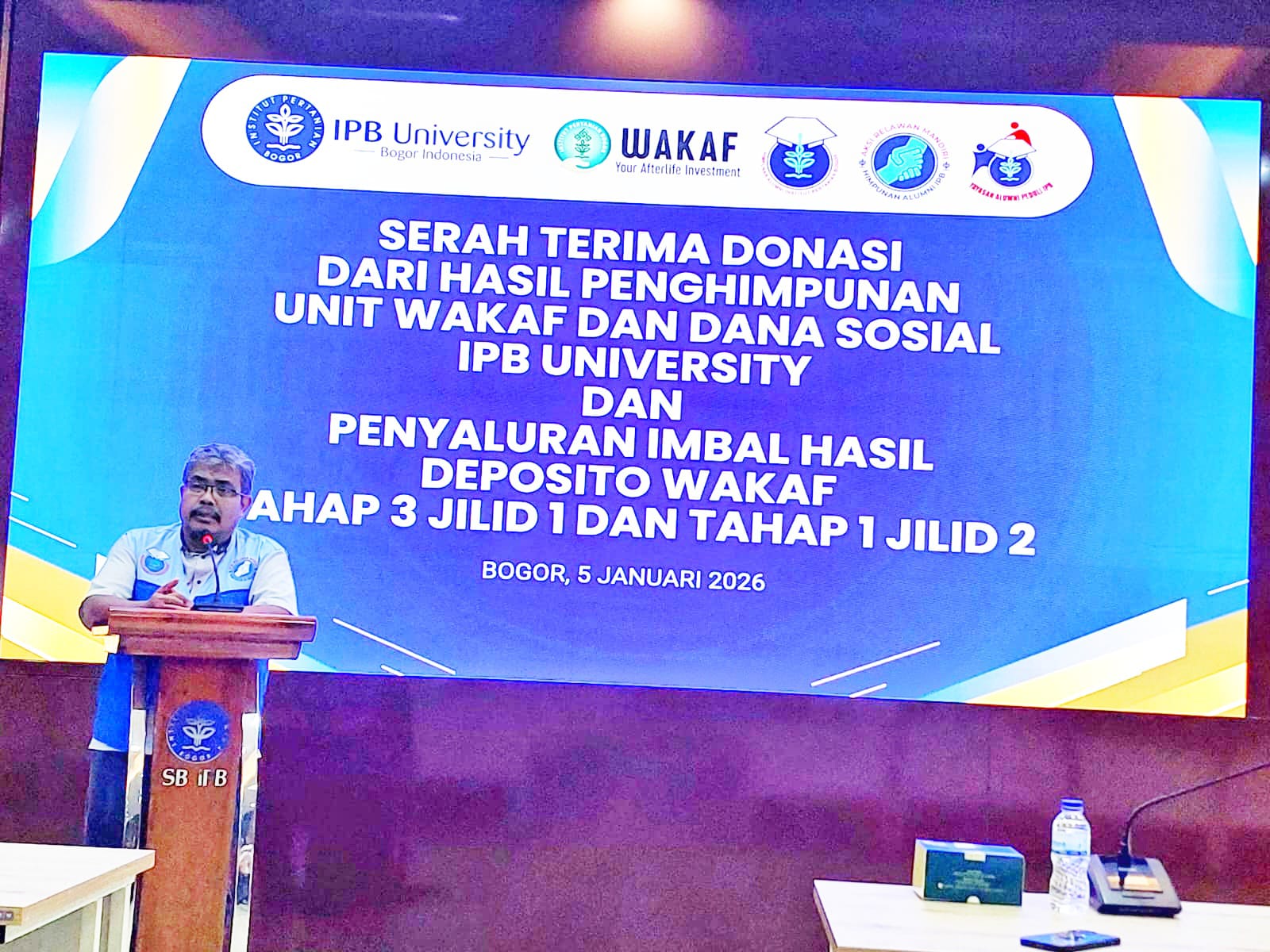 Ringankan Beban Masyarakat, UWDS  IPB Serahkan Rp 80 Juta Donasi Tahap 2 kepada ARM HA-IPB untuk Penyintas Banjir Sumatera
